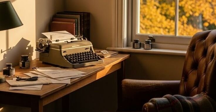 Storytelling de marca Escritorio de trabajo creativo